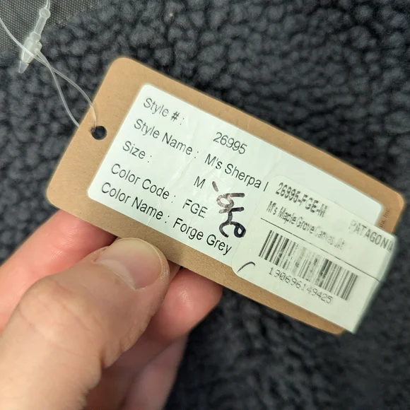 NWT Patagonia Mens Maple Grove Canvas Jacket Forge Grey Size M - Picture 4 of 16